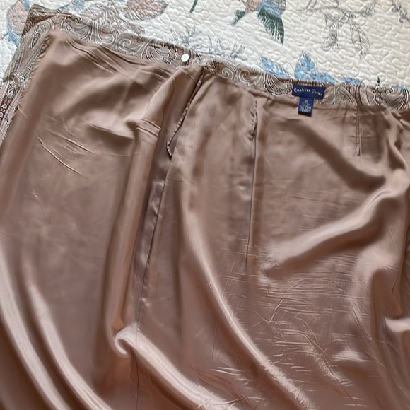 VTG Silk Paisley Wrap Maxi Skirt by Charter Club - Picture 5 of 7